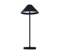 Kelù Lampada LED da tavolo senza fili H35 cm, lampada portatile per esterni a batteria usb, ricaricabile, nera