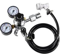 Keluis Home Brew Beer Gas Lie Assembly 5/16 PVC Gas Carboatio Tubo W21.8 Regolatore di Co2 con Adattatore Nascosto