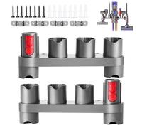 keluke Supporti per accessori di alta qualità per aspirapolvere Dyson, montaggio a parete e docking station organizer per Dyson V15 V7 V8 V10 V11 modello, con 10 adattatori di archiviazione