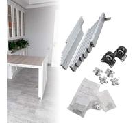 KELUNIS Binari per Cassetti Estensibili per Tavolo da Pranzo Guida per Cassetti Ad Espansione Completa Binari Nascosti per Tavolo Pieghevole Binario per Tavolo Pieghevole,1270mm