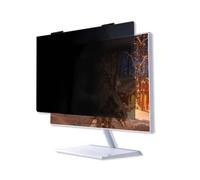 KELUNIS Filtro magnetico per la privacy del computer per monitor widescreen frameless con rapporto di aspetto 16:9, protezione antigraffio rimovibile contro la luce blu,24in