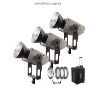 Kelvin EPOS 300 Kit 3 luci RGBACL LED-COB da studio (montaggio a V)
