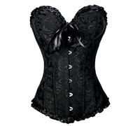 Kelvry Donna Burlesque Bustier Corsetto Corsetti da sposa sexy + perizoma