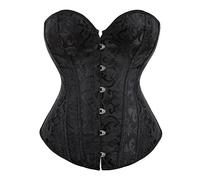 Kelvry Lingerie bustier corsetto disossato basco overbust da donna