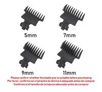 Kemei 2299 2293 Guida per Tagliacapelli da , Guida per Taglio da Salone, Compatibile con Kemei KM-2299 Tagliacapelli 5Mm 7Mm 9Mm 11Mm