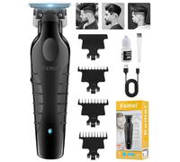 KEMEI 2299 Trimmer, Tagliacapelli Uomo Professionale, Macchinetta per Capelli Senza Fili, Regolabarba Regola Barba Elettrico Trimmer Capelli con 3 Pettini Guida