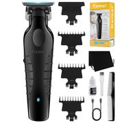 KEMEI 2299 Trimmer, Tagliacapelli Uomo Professionale, Macchinetta per Capelli Senza Fili, Regolabarba Regola Barba Elettrico Trimmer Capelli con 3 Pettini Guida