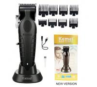 Kemei Brand KM-2296 Nuova versione Professionale Tagliacapelli per Uomo Macchina per tagliare i capelli Trimmer Elettrico Potente Cordelss Regolabile Ricaricabile con Base di Ricarica Tagliacapelli pe