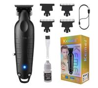 Kemei PG2299 Tagliacapelli professionale per uomo Tagliacapelli elettrico Zero Gapped T Blade Trimmer Barbiere Taglio di capelli Kit Cordless Regalo per gli uomini