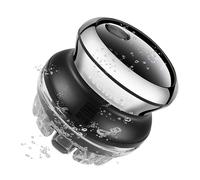 KEMEI Tagliacapelli Da Uomo per Taglio Di Capelli Circolare, Taglio Rapido, Display a LED Ricaricabile Senza Fili, Impermeabile, Argenteo,Regali per la Festa Del Papà