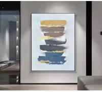 KEMEIQI Grande dipinto astratto 3D testurizzato su tela, arte murale moderna, dipinti su tela decorativi, decorazione astratta per la casa, 30x50 cm, senza cornice.