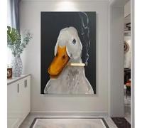 KEMEIQI Moderna e semplice arte murale Dafen Village Duck Hand Niche Muscle Senso HD Canvas Printing Poster Home Living Bedroom Decor (50x70cm)