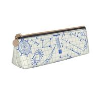 KemEng Amore Fisica, Astuccio portapenne triangolare Astuccio portapenne portatile in pelle con cerniera Astuccio porta cosmetici