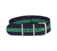 KemEng Cinghia di orologio NATO 18/22/22/24mm Nylon Watch Bands, Blu scuro verde blu scuro, 20mm