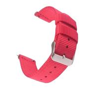 KemEng Cinghie di orologi in nylon 18/20/22mm NATO Watch Band for Uomini e donne, Rosso, 22mm