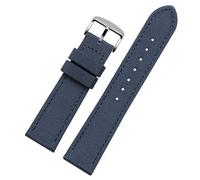 KemEng Nylon Watch Band 18-24mm NATO Sostituzione Bracciale Watchband, Argento blu, 23mm
