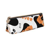 KemEng Reticolo Senza Giunte Con Il Boxer, Astuccio portapenne triangolare Astuccio portapenne portatile in pelle con cerniera Astuccio porta cosmetici