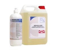 Kemika Neoglass Detergente per Lavaggio a Stecca Vetri, Flacone 1 L / Tanica 5 L