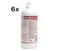 Kemika Sandet Strong WC 1 L, Disincrostante Igienizzante Sanitari per 6 Pezzi