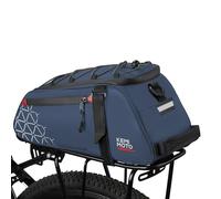 KEMIMOTO 2 in 1 Borse per Bici, 8L Borse Bici Posteriore Laterali, Borsa per Bicicletta Impermeabile in PVC per Strada Bike Mountain Bike, Blu