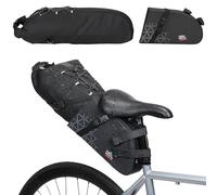 KEMIMOTO Borsa da Sella Bici, 13L Borsa Sottosella Bici Impermeabile Divisa con Riflettenti e Supporto per Ciclismo Bici Corsa MTB Mountain Bike