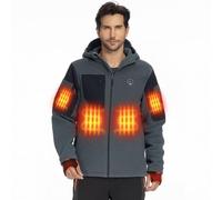 KEMIMOTO Giacca Termica Tattica Uomo con Telecomando App, 8 Zone di Riscaldamento, Giacca Riscaldata con batteria da 20000 mAh