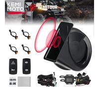 KEMIMOTO Kit indicatori di direzione universali UTV ATV con interruttore a bilanciere e clacson 105D compatibile con Polaris RZR per Can-Am Maverick