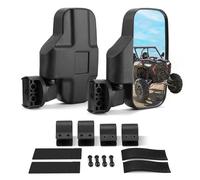 KEMIMOTO - Specchietti laterali per UTV, compatibili con roll-bar tubolari da 4 a 5 cm, in vetro temperato infrangibile