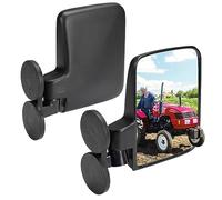 KEMIMOTO Specchietto da golf per trattori, carrelli elevatori, tosaerba, mini escavatori, carrelli da golf, specchietto retrovisore compatibile con John Deere, Kubota, Toyota