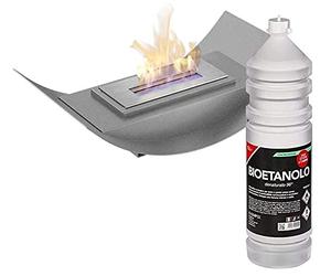 KEMIPOL 1 LT BIOETANOLO COMBUSTIBILE Liquido Ecologico Naturale INODORE Camino