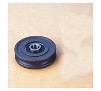 KEMKEY 1 PCS A Basso Rumore ad Alto carico 628RS u Scanalatura Porta Scorrevole Rullo Ruota 8 * 45 * 11.5mm Non Standard Cuscinetto u Tipo puleggia (Color : Dark Grey)