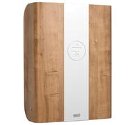 KEMMLIT Fasciatoio Pamplona in rovere/Timkid Kawaform midi pieghevole, in legno di quercia, con fasciatoio (rovere bianco)