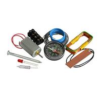 Kemo B172 The Little Electronic. Kit didattico semplice per principianti dagli 8 anni in su. Circuito semplice, elettromagnetismo, generatore di corrente, ecc.