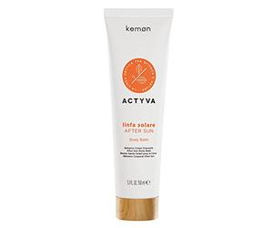 Kemon - Actyva Linfa Solare After Sun Body Balm, Balsamo Corpo Doposole Idratante e Lenitivo, ai Semi di Girasole e Aloe Vera, Filtro UV - 150 ml
