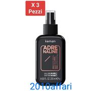 Kemon Adrenaline Spray Extra Tenuta 200 ml - 3 Pezzi
