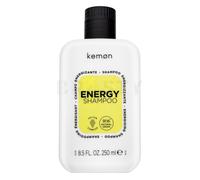 Kemon - Energy Shampoo Energizzante Capelli, A Base Di Ginseng E Caffeina, Deterge Delicatamente Rimuovendo Le Impurità, Favorisce La Crescita Sana E Vigorosa, 250 ml