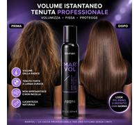 Kemon Marvol Mousse Volumizzante 250ml Capelli Volume Tenuta Professionale