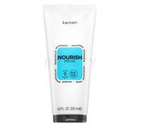Kemon - Nourish Mask, Maschera Nutriente Per Capelli Sfibrati, Secchi E Crespi, A Base Di Burro Di Karitè, Favorisce La Districabilità, Per Capelli Morbidi, 200 ml