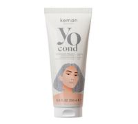 Kemon Yo Cond Argento - Maschera Riflessante Professionale con Formula YoVeg e Velian Complex, Nutre e Illumina i Capelli in 3 Minuti, 88% Ingredienti Naturali, 200 ml