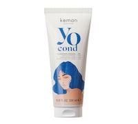 Kemon Yo Cond Blu - Maschera Riflessante Professionale con Formula YoVeg e Velian Complex, Nutre e Illumina i Capelli in 3 Minuti, 88% Ingredienti Naturali, 200 ml