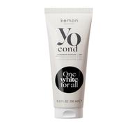 Kemon Yo Cond Clear - Maschera Riflessante Professionale con Formula YoVeg e Velian Complex, Nutre e Illumina i Capelli in 3 Minuti, 88% Ingredienti Naturali, 200 ml