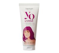 Kemon Yo Cond Fucsia - Maschera Riflessante Professionale con Formula YoVeg e Velian Complex, Nutre e Illumina i Capelli in 3 Minuti, 88% Ingredienti Naturali, 200 ml