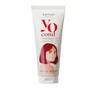 Kemon Yo Cond Rosso - Maschera Riflessante Professionale con Formula YoVeg e Velian Complex, Nutre e Illumina i Capelli in 3 Minuti, 88% Ingredienti Naturali, 200 ml