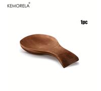 KEMORELA 1/2 Pezzi Portacucchiai in Legno per Cucina - Stile Fattoria, Supporto Per Spatole, Misurini e Mestoli - Design Marrone Decorazione