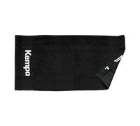 Kempa Asciugamano sportivo per bambini e adulti, nero, 100 x 50 cm