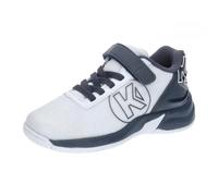 Kempa Attack 2.0 Junior Game Changer - Scarpe da Pallamano, Scarpe Sportive, Scarpe da Ginnastica, Weiß/Marine,