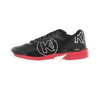 Kempa Attack Three 2.0, Pallamano, Scarpe Sportive Unisex-Adulto, Nero/Rosso, 45.5 EU