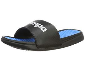 Kempa Badepantolette - Scarpe da Spiaggia e Piscina Unisex Adulto, Multicolore (Kempablau/Schwarz 01), 39 EU