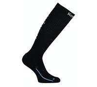 Kempa Bambini Calze Lunghe Pantaloni, Bambini, SOCKEN Lang, Schwarz/Weiß, 31-35