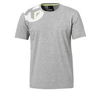 Kempa Bambini Core 2.0 Maglietta da Donna, Bambini, 200218606, Dark Grau Melange, 128